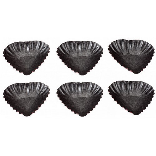SET 6 MOLDES CORAZON IMF RIOJA 7X7CMS